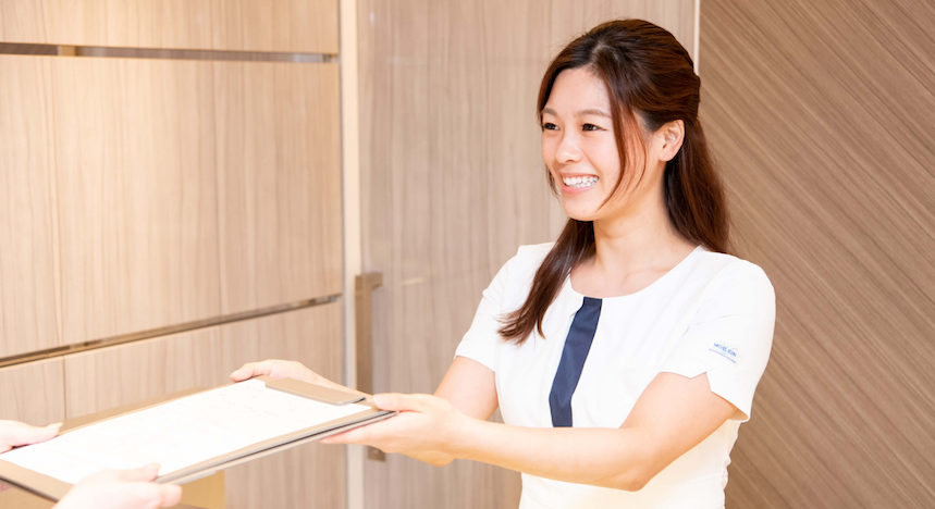 港区麻布・西麻布の歯医者・矯正歯科「ココロデンタル西麻布」|ココロデンタル西麻布の受付